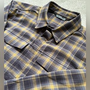 Mens Arcteryx Gryson Long Sleeve Button Up Shirt Size Medium Like NEW EUC